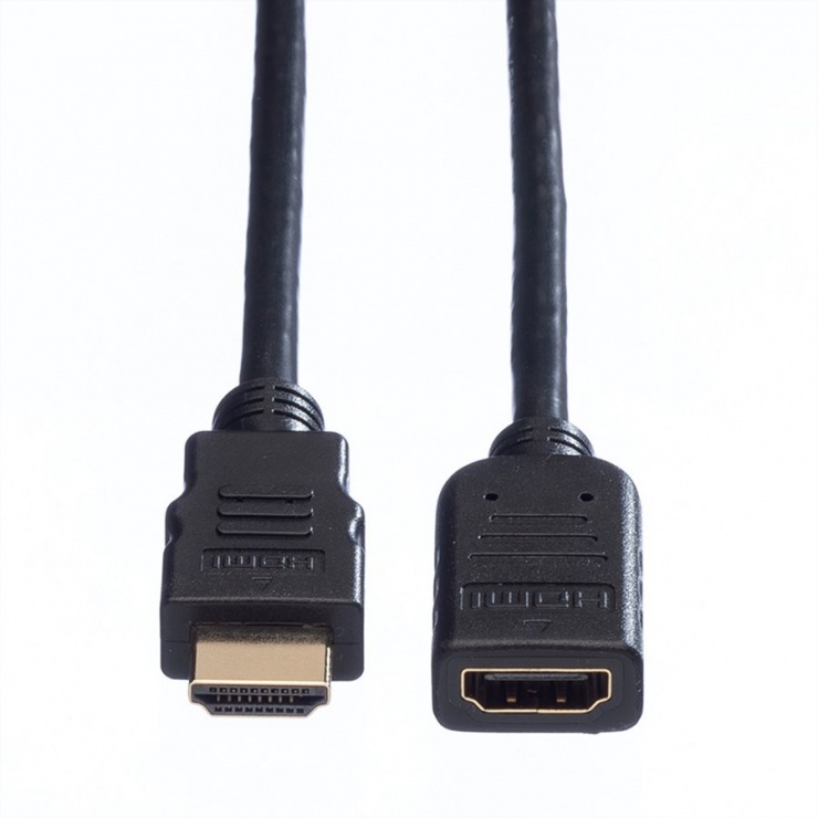 Imagine Cablu prelungitor HDMI T-M 1.5m Negru, Value 11.99.5571-1