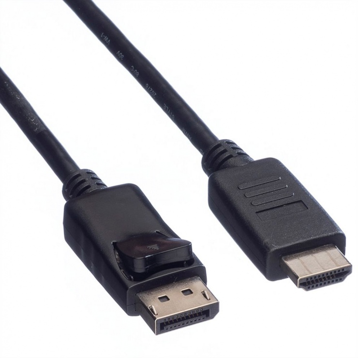 Imagine Cablu Displayport la HDMI Full HD T-T 2m Negru, Value 11.99.5781
