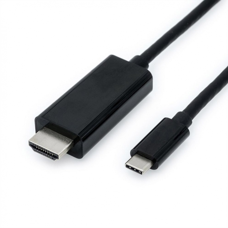 Imagine Cablu USB tip C la HDMI 4K T-T 2m Negru, Value 11.99.5841