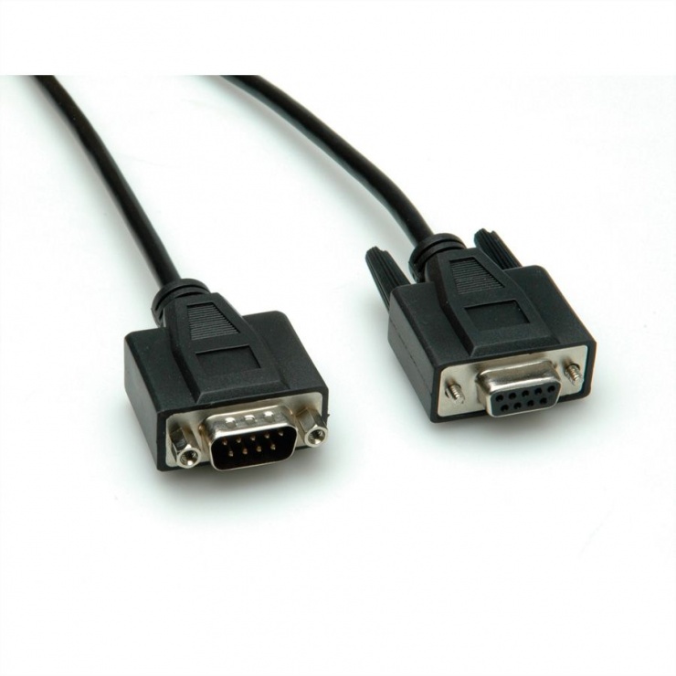 Imagine Cablu prelungitor DB9 T-M 1m negru, Value 11.99.6210-1