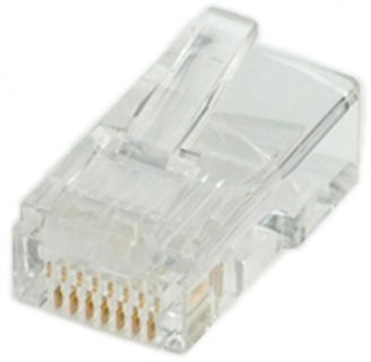 Imagine Set 10 buc conectori RJ45 UTP cat.5, Roline 12.01.1087