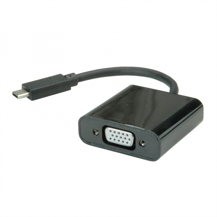 Imagine Adaptor USB 3.1 tip C la VGA cu audio T-M, Value 12.99.3203