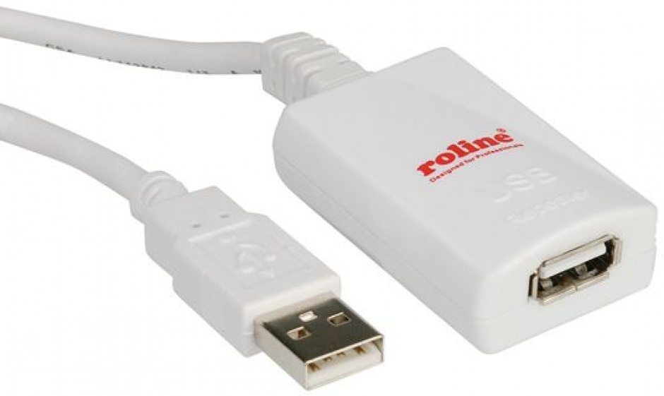 Imagine Cablu prelungitor USB 2.0 activ T-M 5m, Roline 12.04.1088