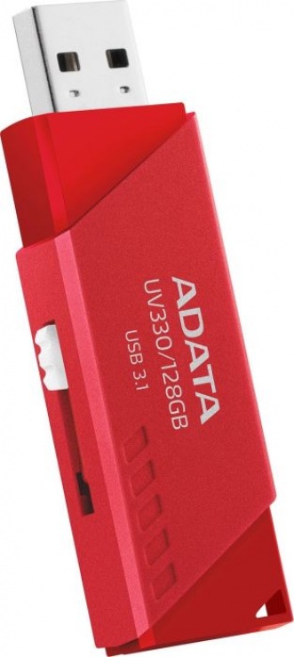 Imagine Stick USB 3.1 UV330 64GB Rosu, A-DATA AUV330-64G-RRD