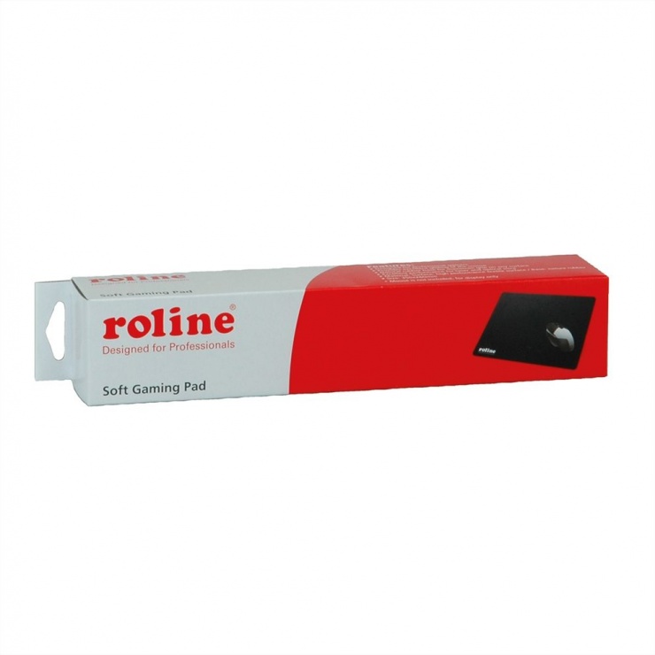 Imagine Mouse pad Gaming soft 350x260mm Negru, Roline 18.01.2044-3