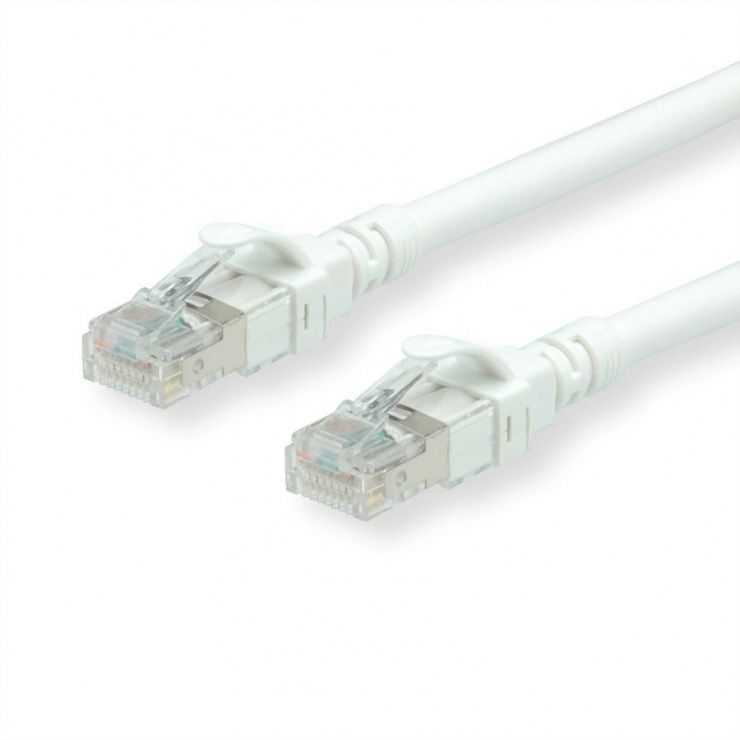 Imagine Cablu de retea cat 6A UTP Component Level LSOH 1.5m Alb, Roline 21.15.1496