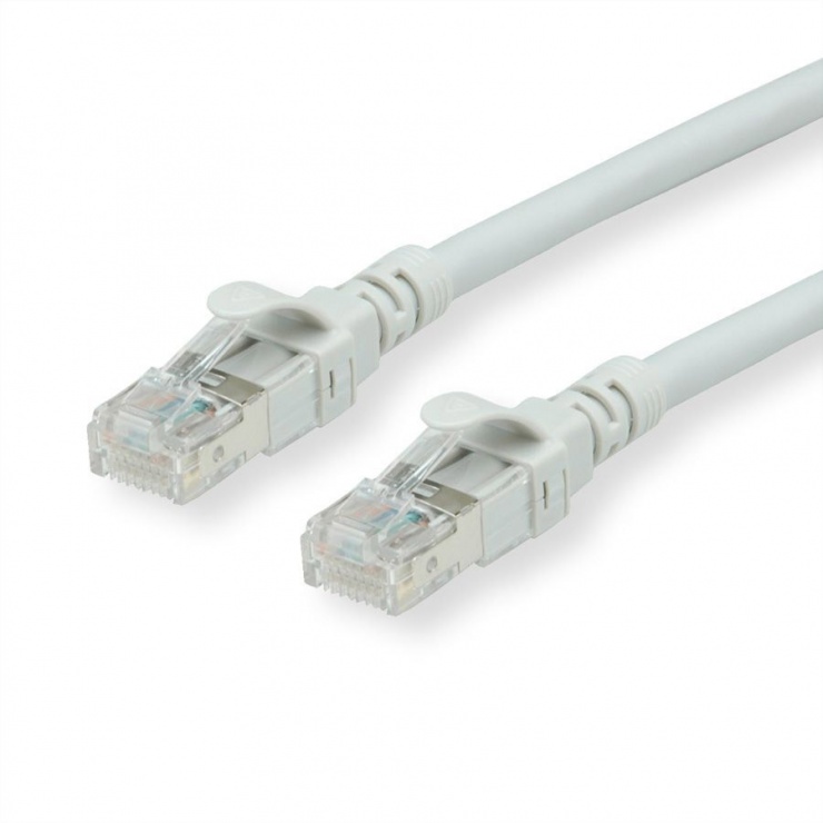 Imagine Cablu de  retea S/FTP Cat.6 Component Level LSOH Gri 1.5m, Roline 21.15.2170