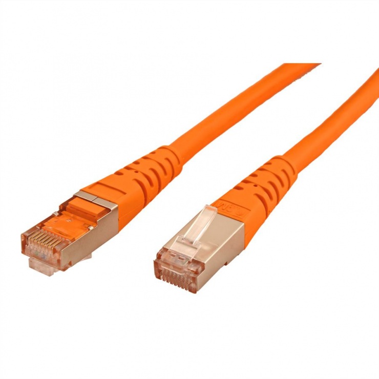 Imagine Cablu retea SFTP cat.6 Portocaliu 3m, Roline 21.15.1357-1