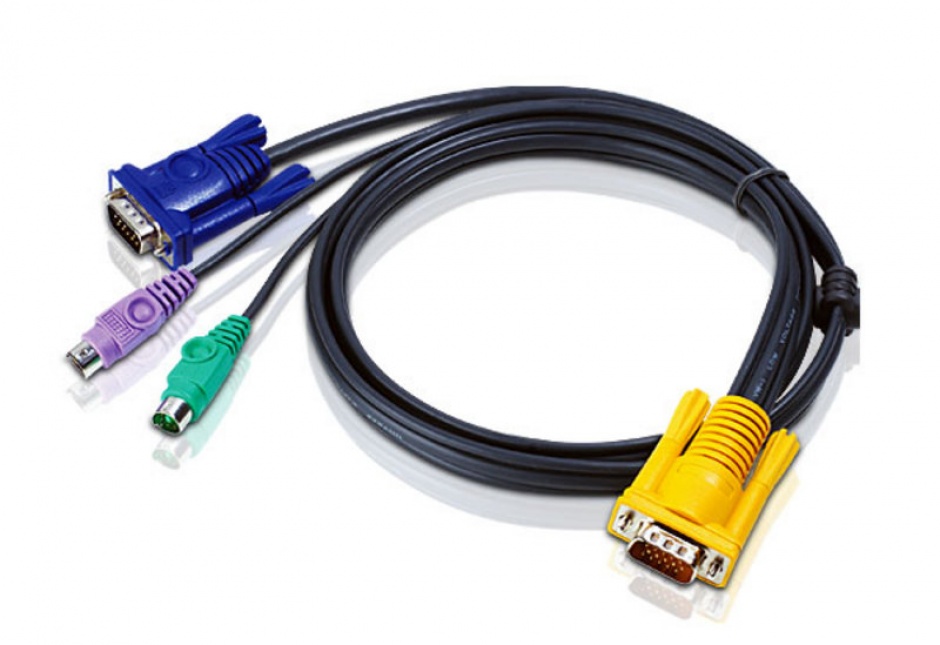 Imagine Set cabluri pentru KVM PS/2 1.8m, Aten 2L-5202P