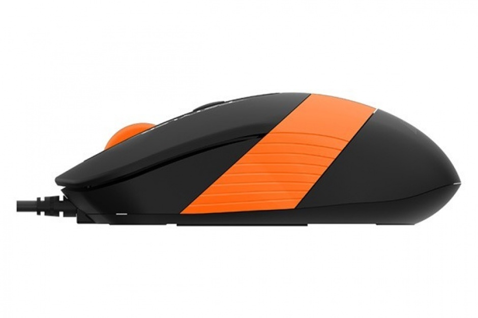 Imagine Mouse USB optic A4Tech Fstyler Negru/Orange, FM10 Orange-2