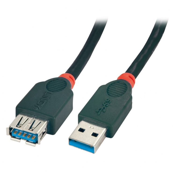 Imagine Cablu prelungitor USB 3.0 T-M 1m, Lindy L41831