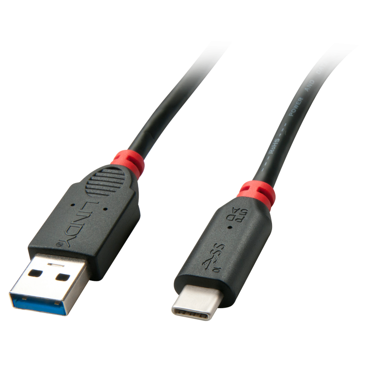 Imagine Cablu USB 3.1 tip C la USB-A cu Power Delivery (PD) 1.5m, Lindy L41912