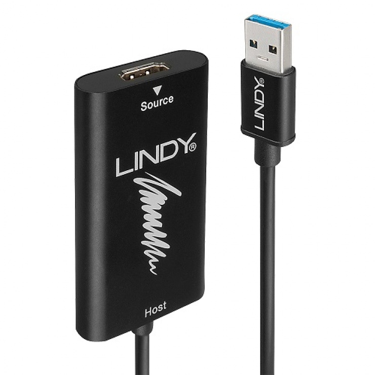 Imagine Placa de captura video HDMI la USB 3.1, Lindy L43235-1