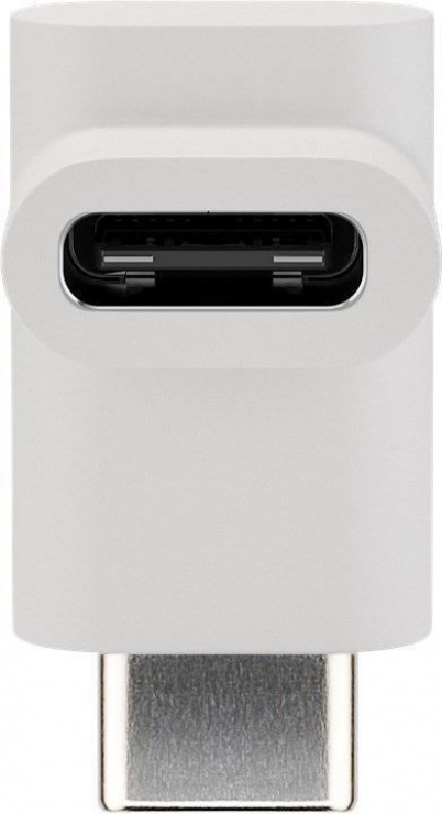 Imagine Adaptor USB-C 3.1 unghi 90 grade T-M Alb, Goobay 55557
