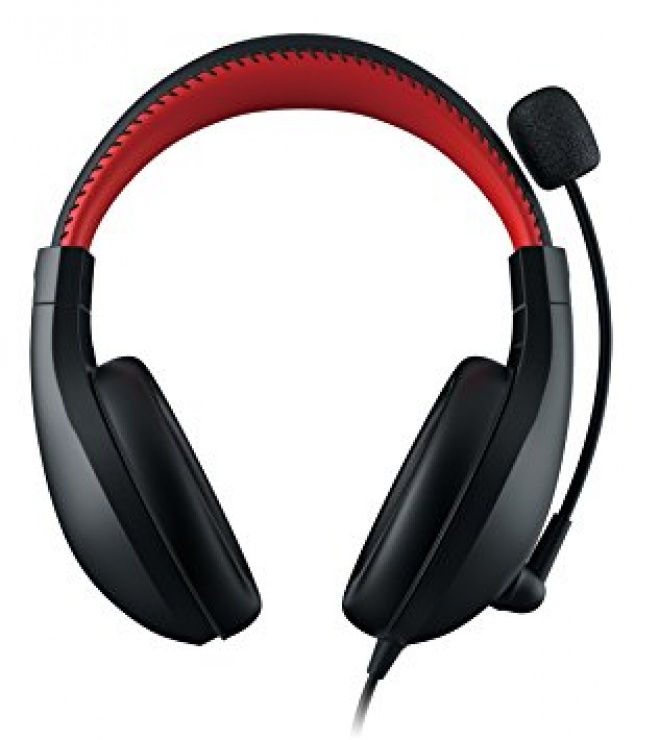 Imagine Casti GENIUS HS-520 cu microfon noise cancelling, gaming, black&red