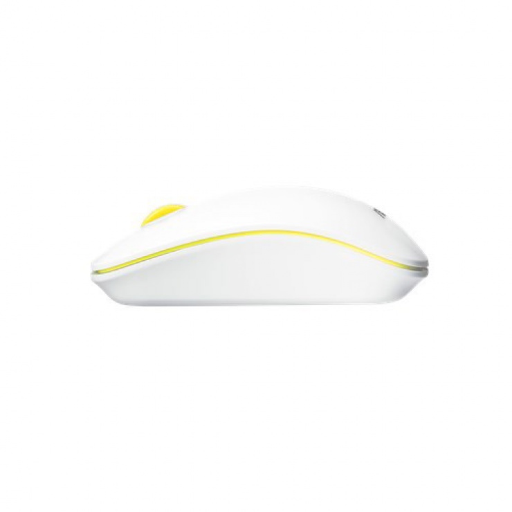 Imagine Mouse optic wireless Glossy White-Yellow , ASUS WT300-2