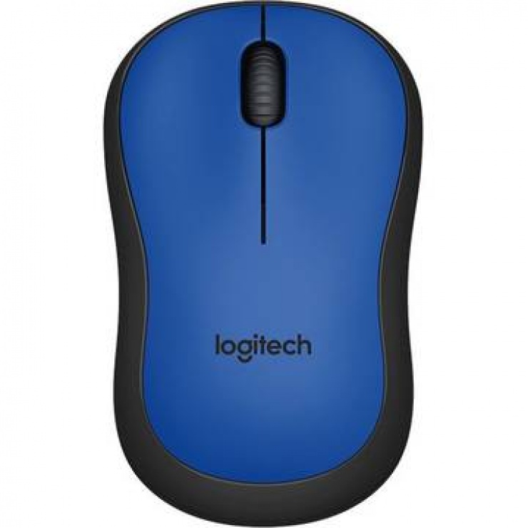Imagine Mouse wireless silentios Bleu, Logitech M220