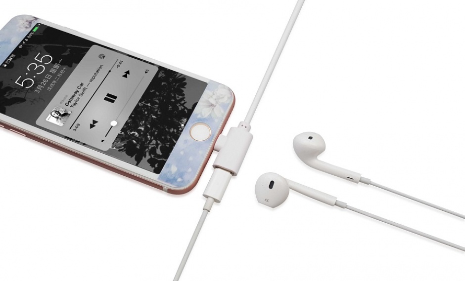 Imagine Cablu USB 2.0 la iPhone Lightning 2 in 1 incarcare + date Alb-3