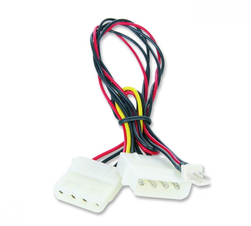 Imagine Cablu alimentare Molex la Molex + ventilator 12V, Gembird CC-PSU-5
