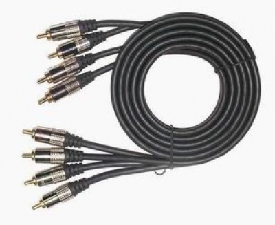 Imagine Cablu 4 x RCA, T-T, 1.8m, Gembird CCAP-404-6