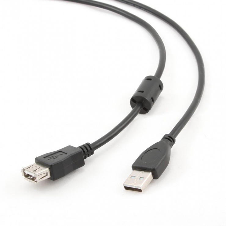 Imagine Cablu prelungitor USB 2.0 T-M ferita 3m, CCF-USB2-AMAF-10