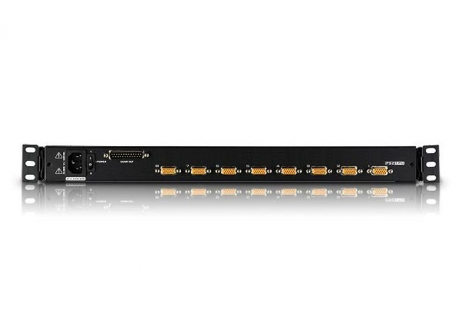 Imagine Distribuitor KVM 17" LCD PS/2 VGA 8 porturi, ATEN CL1008M-1