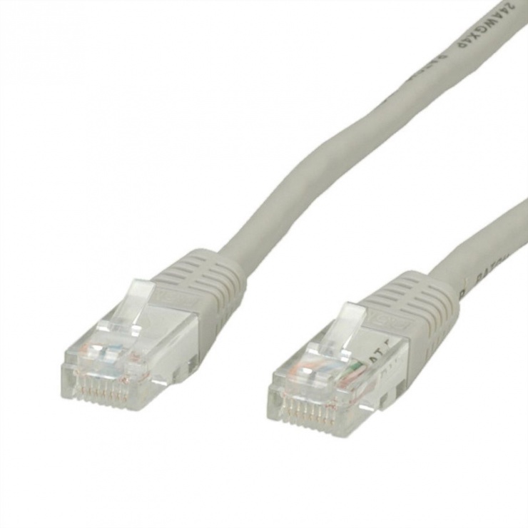 Imagine Cablu de retea RJ45 MYCON UTP Cat.6 3m Gri, CON0903