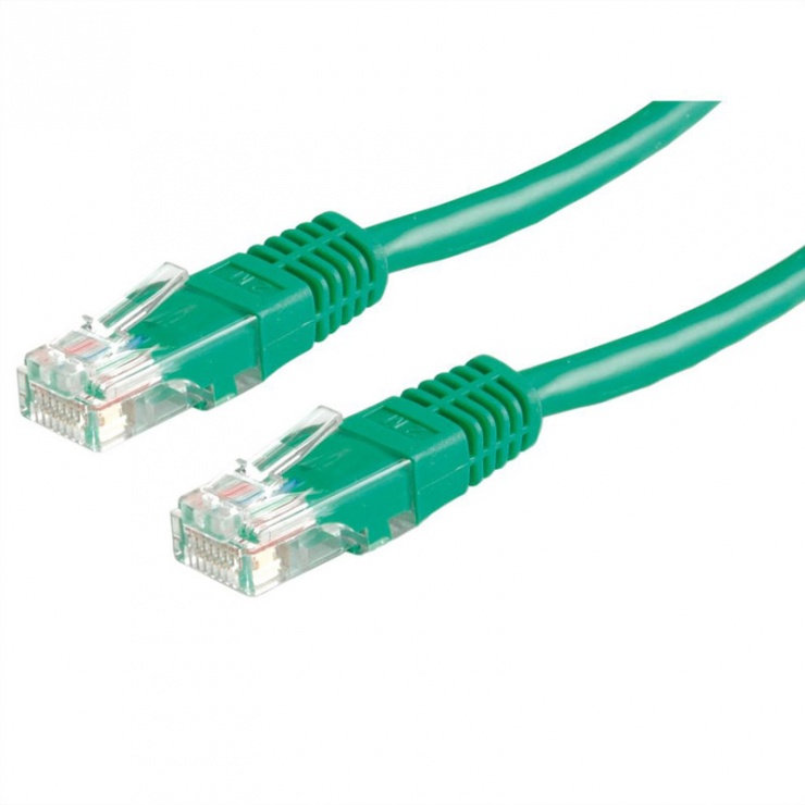 Imagine Cablu de retea RJ45 MYCON UTP Cat.6 0.3m Verde, CON0943
