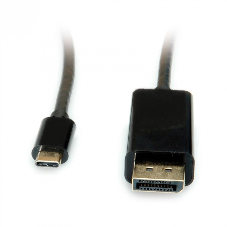 Imagine Cablu USB-C la Displayport MYCON T-T 2m Negru, CON5846-1