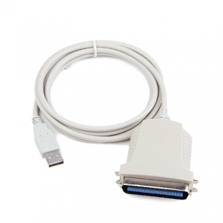Imagine Cablu USB la paralel Centronics 36 pini 1.8m, Gembird CUM360-1
