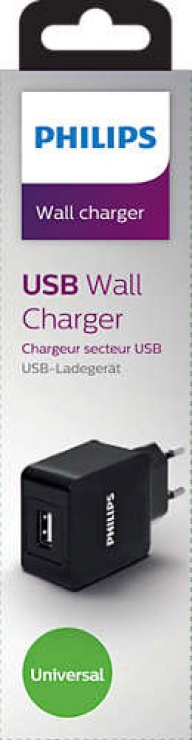 Imagine Incarcator priza Quick Charge 1 x USB 2.1A, Philips DLP2309/12-1