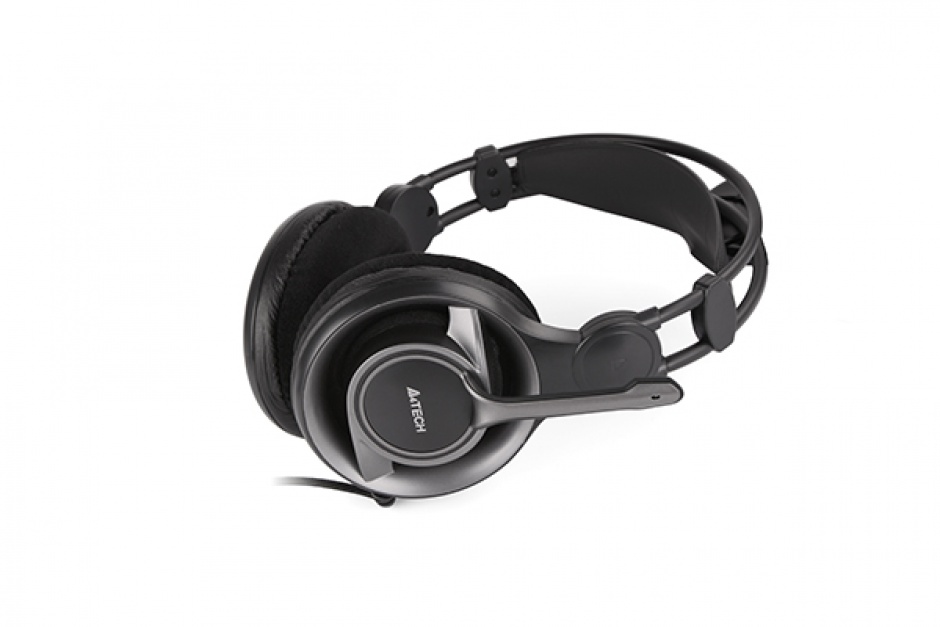Imagine Casti Stereo cu microfon ComfortFit, A4Tech HS-100-2