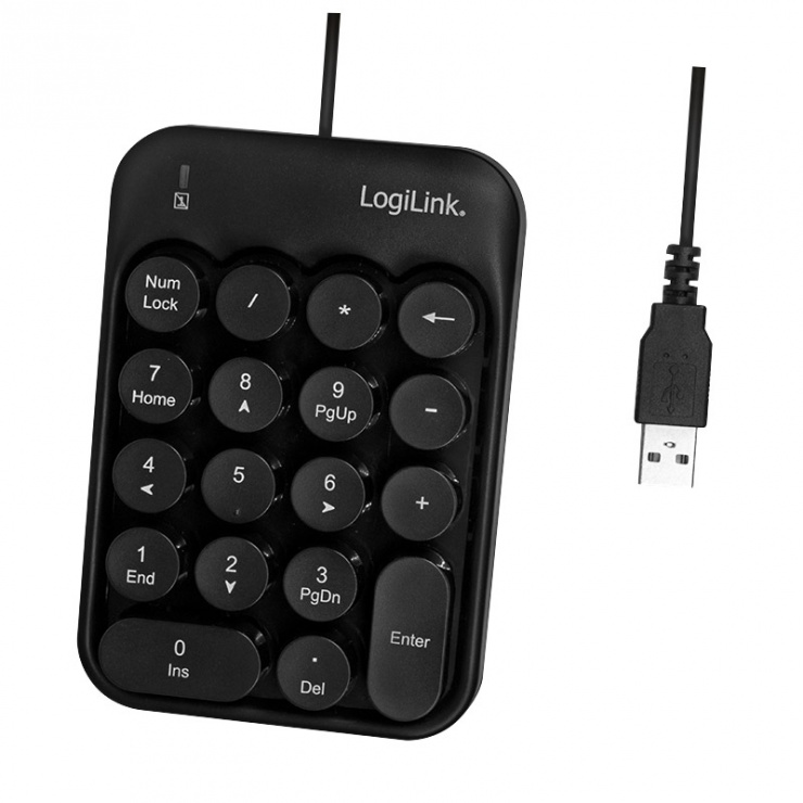 Imagine Tastatura numerica USB, Logilink ID0174
