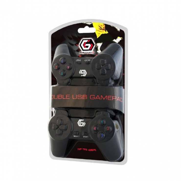 Imagine Set 2 x Gamepad USB, Gembird JPD-UB2-01-2