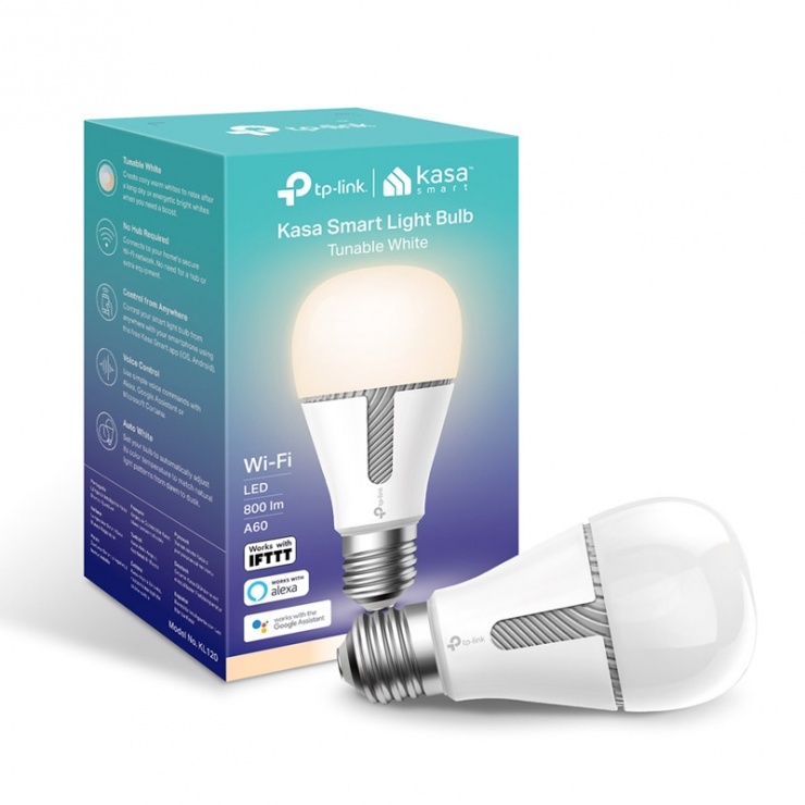 Imagine Bec inteligent Kasa Smart cu intensitate luminoasa si temperatura de culoare reglabila, TP-LINK-5