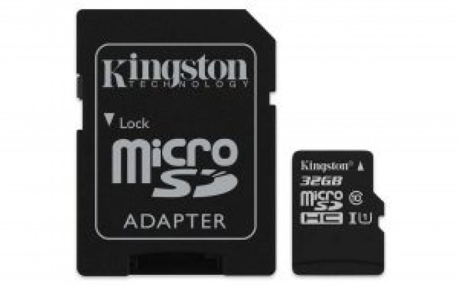 Imagine Card de memorie micro SDHC 32GB Clasa 10 + adaptor SD, Kingmax KM-PS04-32GB
