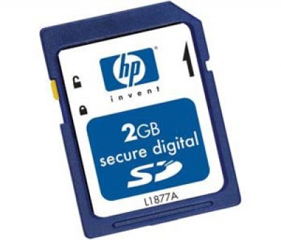 Imagine Card memorie HP SD 2GB