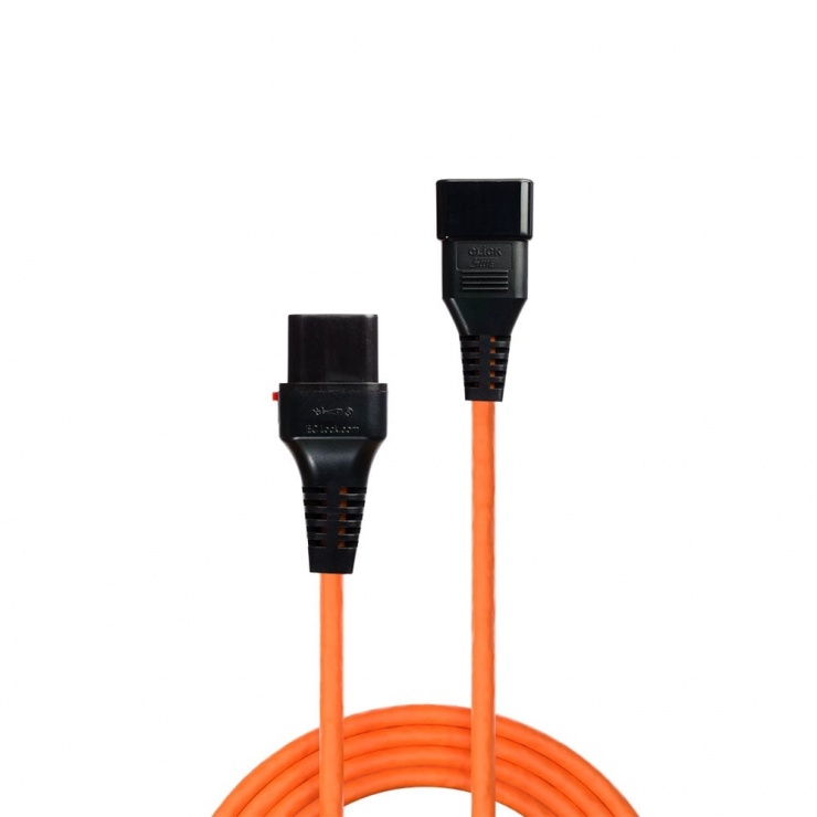 Imagine Cablu de alimentare C19 la C20 cu sistem de blocare 2m, Lindy L30131-1