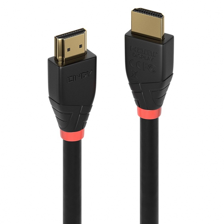 Imagine Cablu HDMI activ v2.0 4K T-T 15m Negru, Lindy L41072