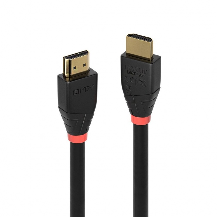 Imagine Cablu HDMI activ v2.0 4K T-T 30m Negru, Lindy L41075