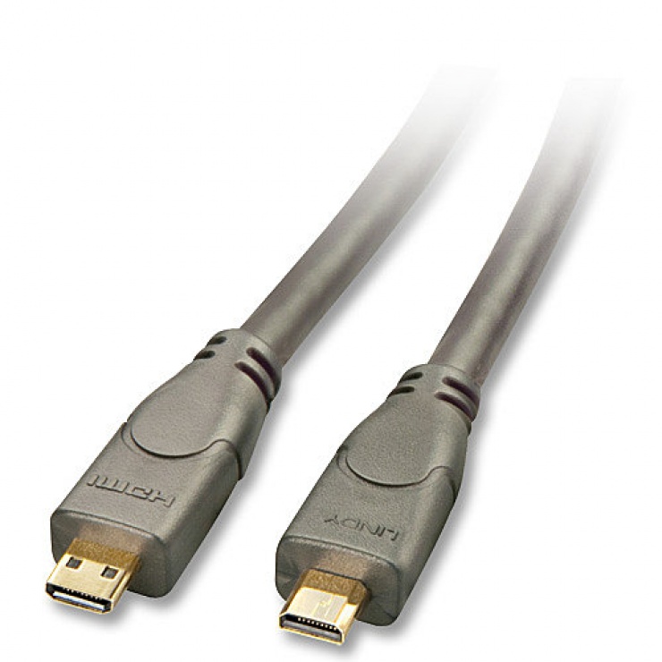 Imagine Cablu micro HDMI-D la micro HDMI-D T-T 3m, Lindy L41364