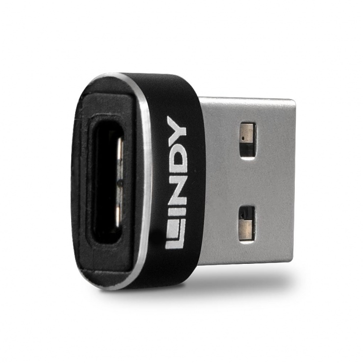 Imagine Adaptor USB 2.0-A la tip C T-M, Lindy L41884-1