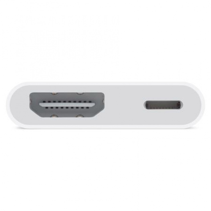 Imagine Adaptor iPad/iPhone Lightning la HDMI T-M Alb, Apple MD826ZM/A