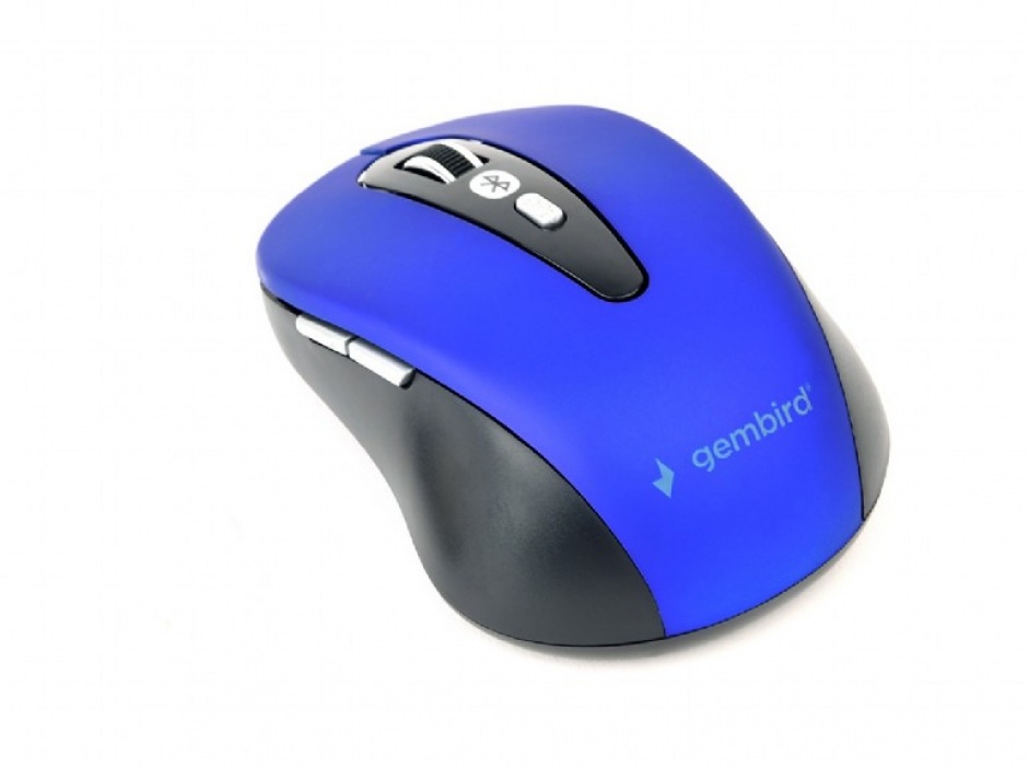 Imagine Mouse bluetooth 6 butoane Albastru, Gembird MUSWB-6B-01-B