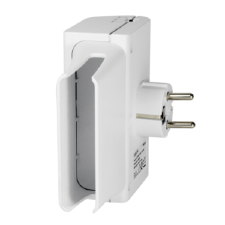 Imagine Incarcator priza cu 2 x USB 5V/2.1A si suport telefon, Logilink PA0165