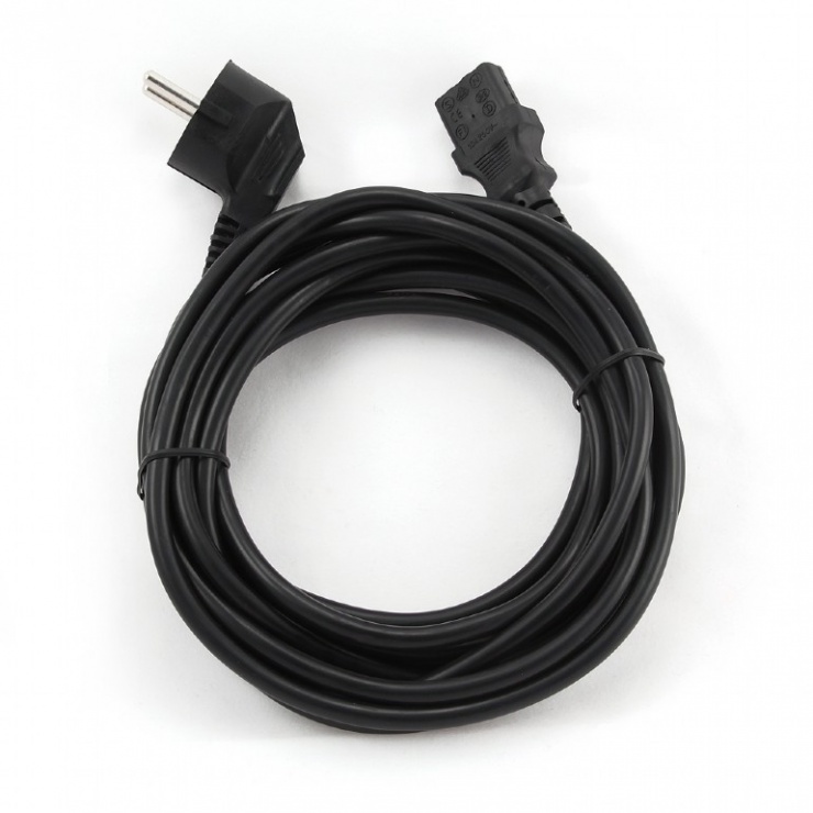 Imagine Cablu alimentare PC C13 5m, Gembird PC-186-VDE-5M-1