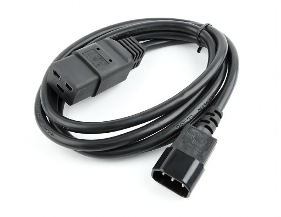 Imagine Cablu de alimentare C14 la C19 1.8m, Gembird PC-189-C1419