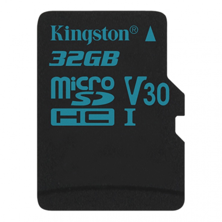 Imagine Card de memorie micro SDHC 32GB clasa 10 UHS-I, Kingston SDCG2/32GBSP