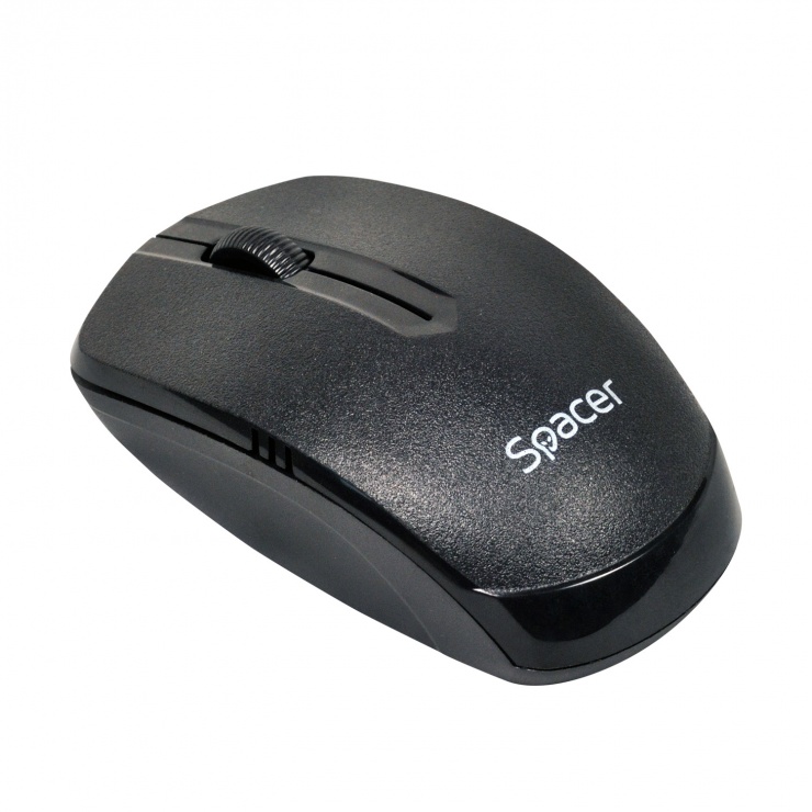 Imagine Mouse wireless 1000dpi negru, Spacer SPMO-161-2