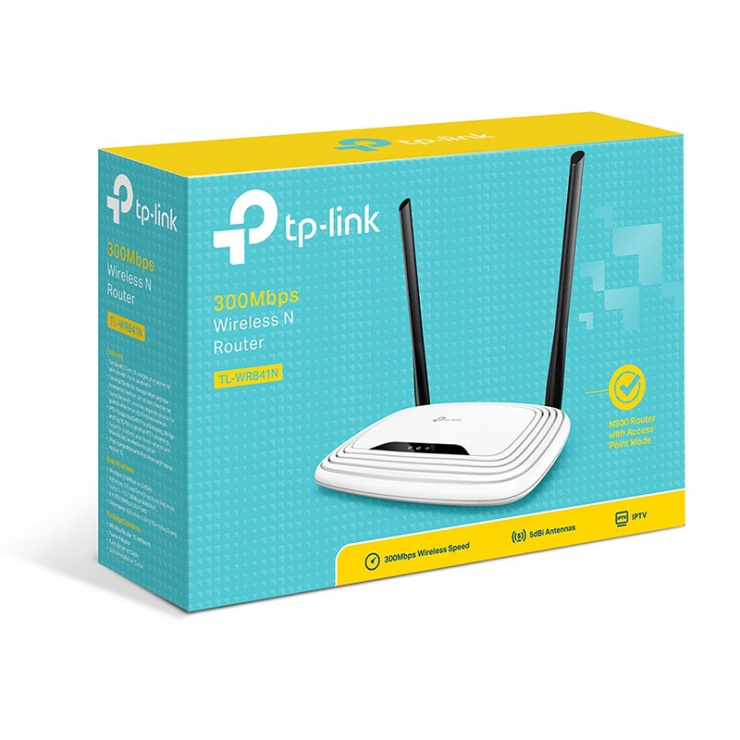 Imagine Router Wireless 300Mbps TP-Link TL-WR841N-3
